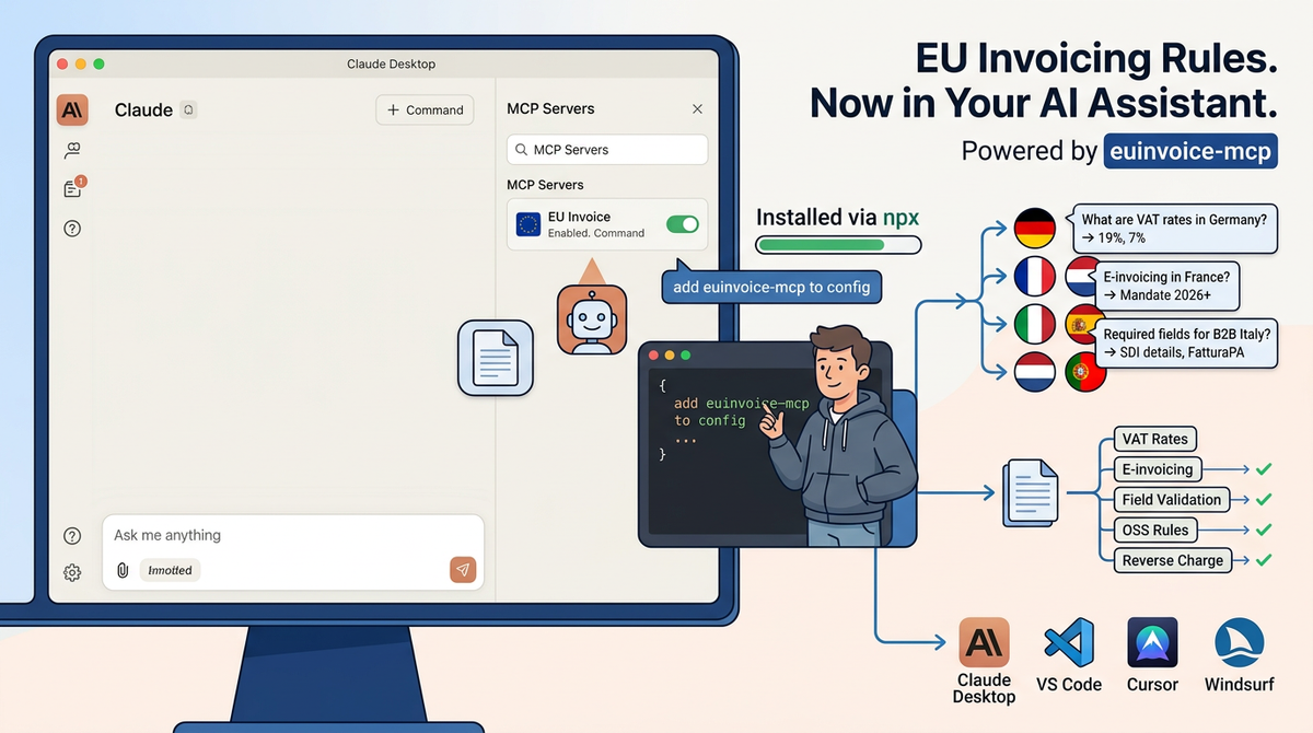 EU invoicing rules in your AI assistant. Finally.